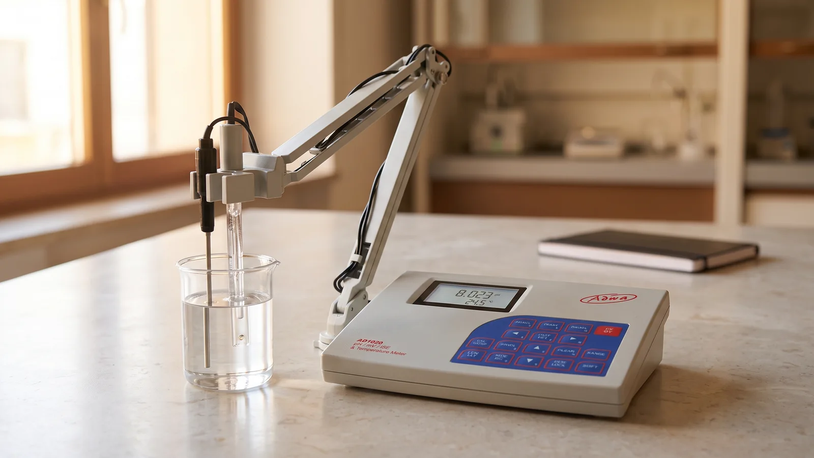 Precíziós pH-mérő: laboratóriumi mérés és ellenőrzés